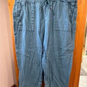 Athleta Teal Drawstring Pants